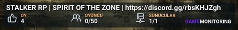 STALKER RP | SPIRIT OF THE ZONE | https://discord.gg/rbsKHJZgh