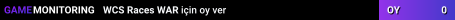 WCS Races WAR