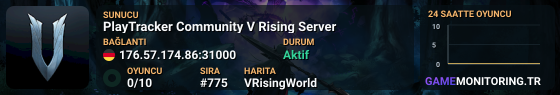 PlayTracker Community V Rising Server