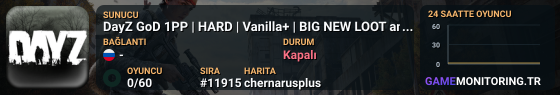 DayZ GoD 1PP | HARD | Vanilla+ | BIG NEW LOOT and TRANSPORT