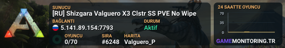 [RU] Shizgara Valguero X3 Clstr SS PVE No Wipe