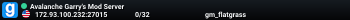 Avalanche Garry's Mod Server