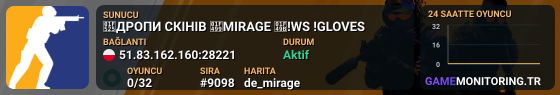 🔥ДРОПИ СКІНІВ 💙MIRAGE 💛!WS !GLOVES