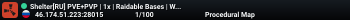 Shelter[RU] PVE+PVP | 1x | Raidable Bases | Wipe: monthly