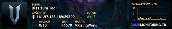 V Rising server by G-Portal.com