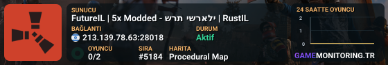 FutureIL | 5x Modded - ילארשי תרש | RustIL