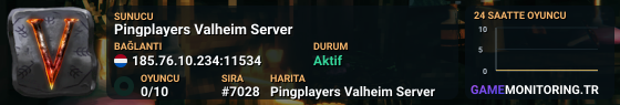 Pingplayers Valheim Server