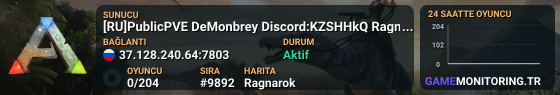 [RU]PublicPVE DeMonbrey Discord:KZSHHkQ Ragnarok