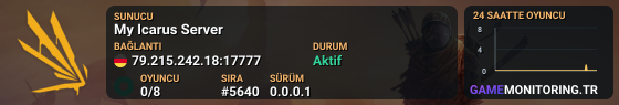 My Icarus Server