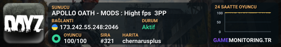 APOLLO OATH - MODS : Hight fps  3PP