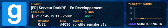 [FR] Serveur DarkRP - En Developpement
