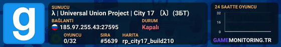 λ | Universal Union Project | City 17 〔λ〕(ЗБТ)