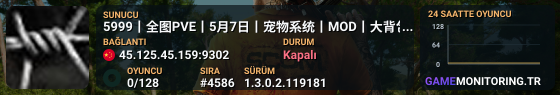 5999丨全图PVE丨5月7日丨宠物系统丨MOD丨大背包丨送8555丨衣服不脏丨玻璃落地窗丨无限体力丨