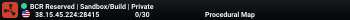 BCR Reserved | Sandbox/Build | Private