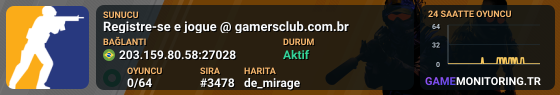 Registre-se e jogue @ gamersclub.com.br
