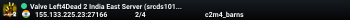 Valve Left4Dead 2 India East Server (srcds1010-maa2.383.152)