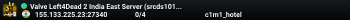 Valve Left4Dead 2 India East Server (srcds1010-maa2.383.326)