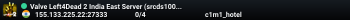 Valve Left4Dead 2 India East Server (srcds1009-maa2.383.319)