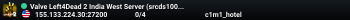 Valve Left4Dead 2 India West Server (srcds1001-bom2.382.186)