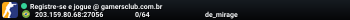 Registre-se e jogue @ gamersclub.com.br