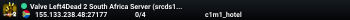 Valve Left4Dead 2 South Africa Server (srcds1039-jnb1.213.163)