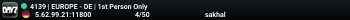 4139 | EUROPE - DE | 1st Person Only