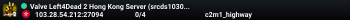 Valve Left4Dead 2 Hong Kong Server (srcds1030-hkg1.141.80)
