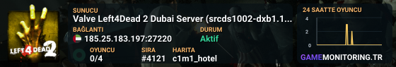 Valve Left4Dead 2 Dubai Server (srcds1002-dxb1.161.206)