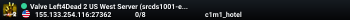 Valve Left4Dead 2 US West Server (srcds1001-eat1.117.348)