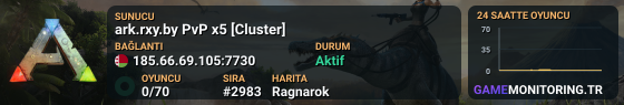 ark.rxy.by PvP x5 [Cluster]